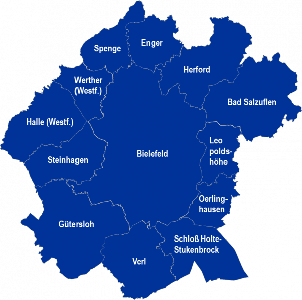Lage und Zahlen | Bielefeld